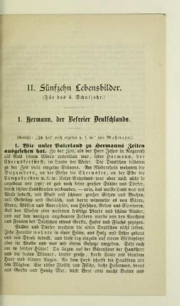 II. Fünfzehn Lebensbilder (Für das 4. Schuljahr)