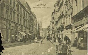 Liegnitz. - Frauenstraße, oberer Teil.