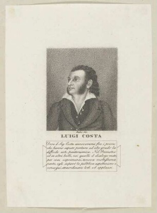 Bildnis des Luigi Costa