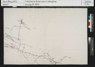 Gegend von Scharfenberg bei Meißen mit den dort befindlichen Grubenbauen
