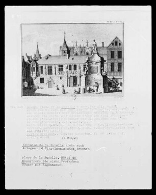 Rouen, Place de la Pucelle (ehem. Alter Markt) mit Fontaine de la Pucelle