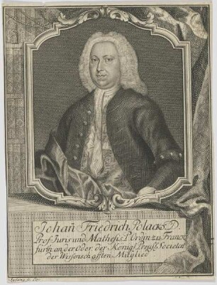 Bildnis des Johann Friedrich Polack