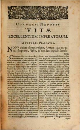 Vitae excellentium Imperatorum