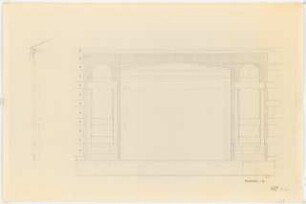 Nationaltheater, München: Zuschauerhaus: Proszeniumszone 1:50, Ansicht