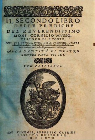 Il ... Libro Delle Prediche, 2.