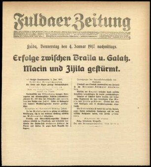 Ausgabe vom Donnerstag, den 04. Januar 1917.