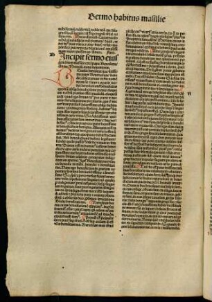 151v-155v, 7. Incipit sermo eiusdem habitus massilie coram papa Benedicto.