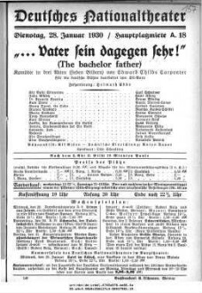 "... Vater sein dagegen sehr!" (The bachelor father)