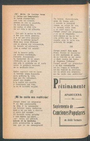 ¡Mi ha caído una maldicion!