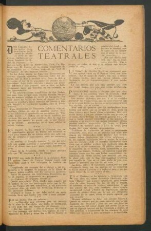 Comentarios teatrales