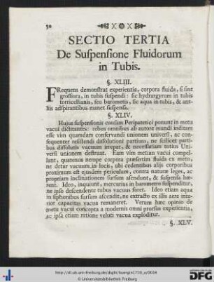 Sectio Tertia.