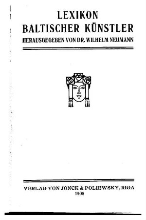 Lexikon baltischer Künstler
