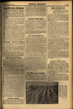 Zweite Ausgabe vom Montag, den 28. Februar 1938.
