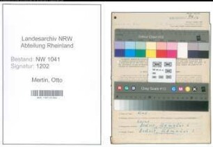 Entnazifizierung Otto Mertin , geb. 20.04.1913 (Zahnarzt)