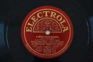 O dürfte ich es glauben (Per me ora fatale) : ("Der Troubadour", II. Akt) / (Verdi)