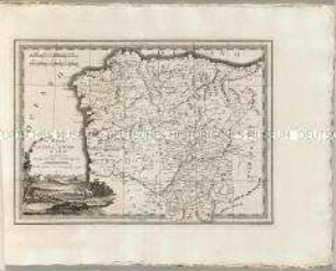 Nuovo Atlante Geografico Universale: Li Regni di Galizia, Asturie e Leon