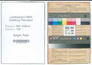 Entnazifizierung Peter Salgert , geb. 16.10.1890 (Polizist)