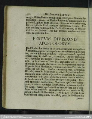 Festum Divisionis Apostolorum