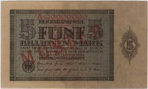 5 Billionen Mark - Muster