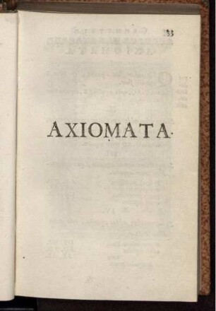 Axiomata.