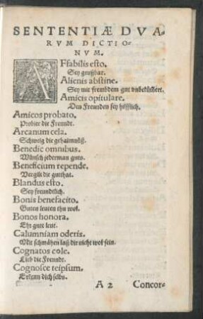 Sententiae Duarum Dictionum.