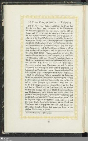 C. Das Buchgewerbe in Leipzig