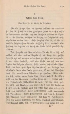 419-441 Cassian kein Syrer