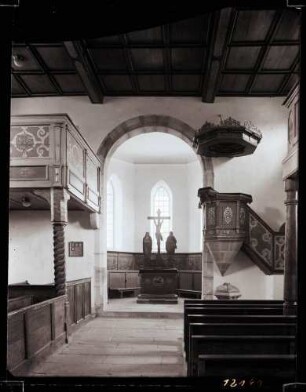 evangelische Pfarrkirche innen nach Osten nach der Restaurierung