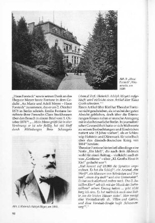 Abb. 3: "Haus Forsteck", Wasserseite, um 1880.