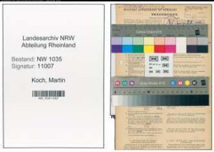 Entnazifizierung Martin Koch , geb. 24.08.1914 ()