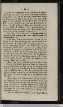 Aufsuchung der mineralischen Brennstoffe, und insbesondere der Steinkohlen