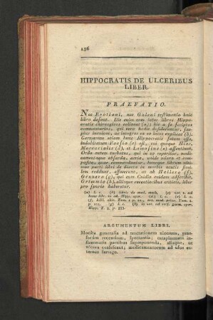 Hippocratis de ulceribus liber.