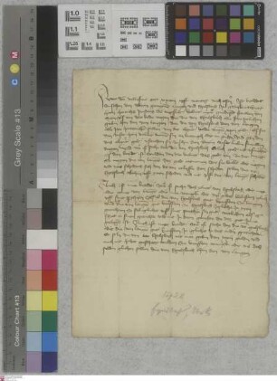 Egelsbach: Vertrag zwischen Langen und Egelsbach wegen der Bede, die die von Egelsbach denen von Langen zu geben haben