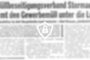 Müllbeseitigungsverband Stormarn nimmt [Name maskiert] unter die Lupe