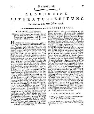 [Heinitz, F. A. v.]: Essai d'économie politique. Basel: Decker 1785
