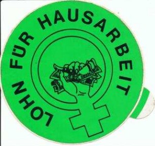 Kampagne "Lohn für Hausarbeit"