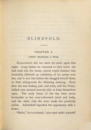 Blindfold : a novel, 2