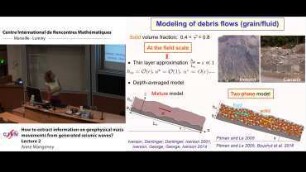 How to extract information on geophysical mass movements from generated seismic waves? - Lecture 2