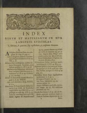 Index rerum et materiarum