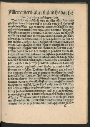 Alle ire werck aber thund sye das sye von den leüten gesehen werden.