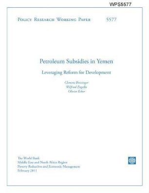 Petroleum subsidies in Yemen : leveraging reform for development