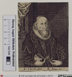 Bildnis Wilhelm Alard (lat. Guilielmus Alardus)