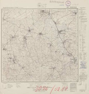 5219 (alte Nr.: 3046) Amöneburg, Topographische Karte 1:25000 (4cm - Karte)