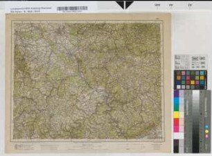 [Topographische] Übersichtskarte von Mitteleuropa, Köln