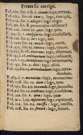 Errata sic corrige.