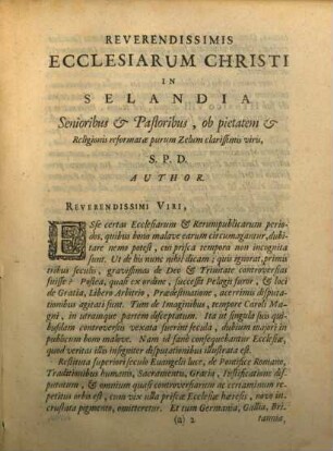 De Statu ecclesiae Britannicae hodierno liber commentarius