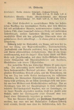16. Döberitz