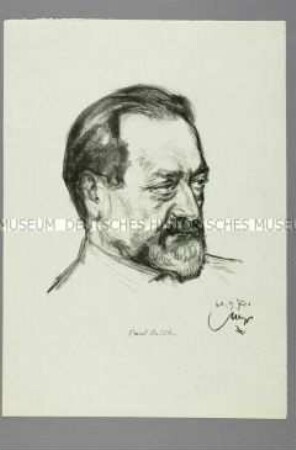 Bildnis des Künstlers Emil Orlik