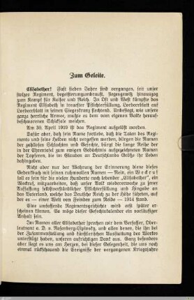 Zum Geleite