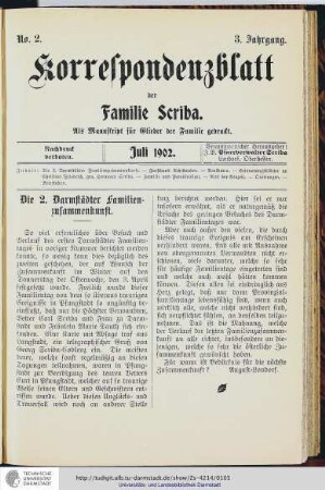 No.2 - Juli 1902